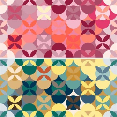 Geometric Color Pattern Vector Pafpic