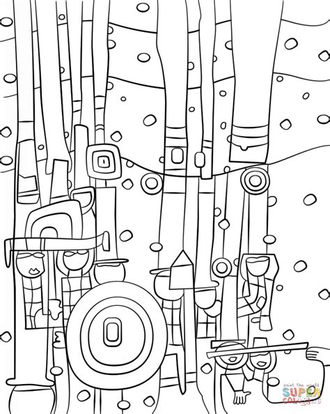 Ausmalbilder marvels the avengers malvorlagen kostenlos zum ausdrucken. Blue Blues by Friedensreich Hundertwasser coloring page ...