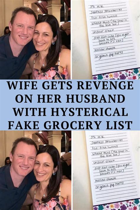 wife gets revenge on her husband with hysterical fake grocery list in 2022 spotlight stories