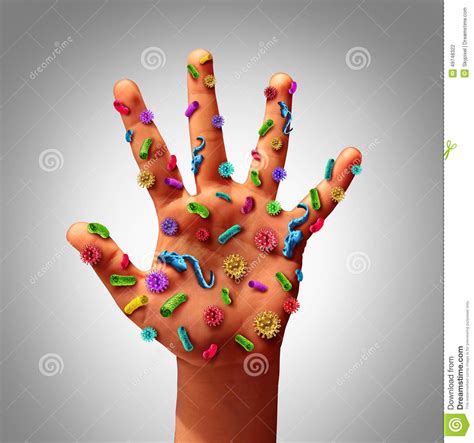 Hand Germs Stock Illustration Image 49748322