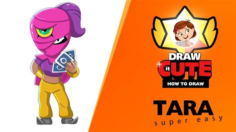 Tara is a mythic brawler unlocked in boxes. How to draw Tara | Brawl Stars super easy drawing tutorial ...
