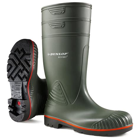 Dunlop Acifort® Heavy Duty Full Safety Wellington Boots Mg Safety