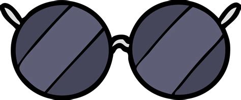 Vector Cartoon Sunglasses 12669335 Vector Art At Vecteezy