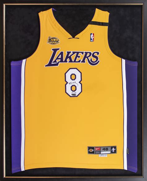 Lot Detail Kobe Bryant Signed Authentic Los Angeles Lakers Framed