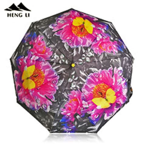 Buy Beautiful Printed Umbrella Rain Women Windproof