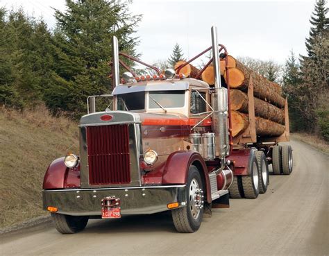 Bilderesultat For 1948 Peterbilt Logging Trucks Semi Trucks Trucks