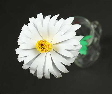 How To Make A Paper Daisy 8 Steps Instructables