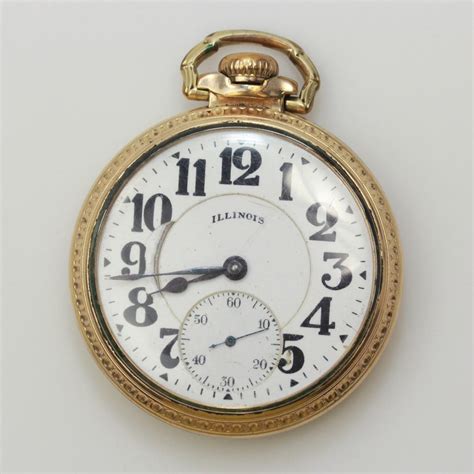 Illinois Bunn Special 10kt Gold Filled Pocket Watch Property Room