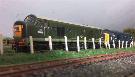 Railway Model Of Two Baby Deltic Model Train Scenery Model Train