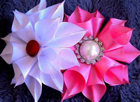 Flor De Fitas De Cetim Passo A Passo Satin Ribbon Rose Rose Tutorial