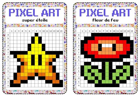Le pixel art une activité ludique et qui permet de travailler de nombreuses compétences comme