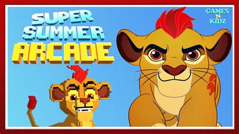 The Lion Guard Super Summer Arcade Kion Adventure Game Disney Jr