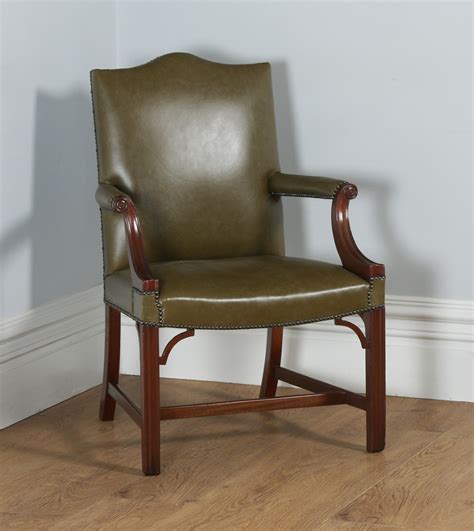 Buy office chairs and get the best deals at the lowest prices on ebay! Antique Georgian Gainsborough Style Mahogany & Green ...