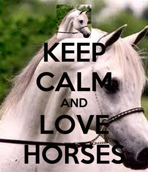 Keep Calm And Love Horses Poster Lucy Keep Calm O Matic