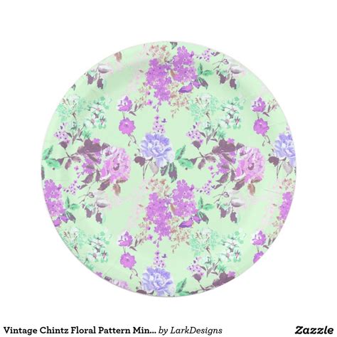 At fabricgateway.com find thousands of fabric categorized into thousands of categories. Vintage Chintz Floral Pattern Mint Green Purple Paper ...