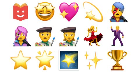 🌟🎤👑 Super Star Emojis Collection 🤩💖💫👨‍🎤👩‍🎤👨‍🎨👩‍🎨 — Copy And Paste