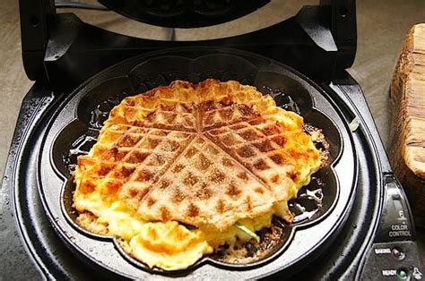 Waffle Iron Egg Sandwich Moms Kitchen Handbook Recipe Waffles