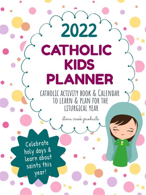 Buy Catholic Kids Planner 2022 Catholic Activity Book And To Learn