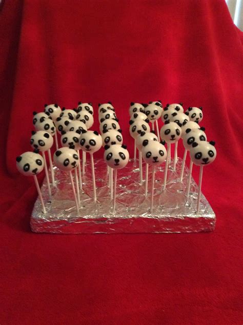 These Are My Panda Cake Pops Idea Came From Bakerella Thank You So
