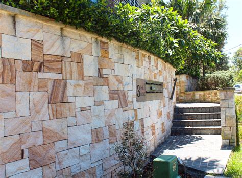 Colonial Banded Sandstone Wall Claddings Walling Stone Sandstone