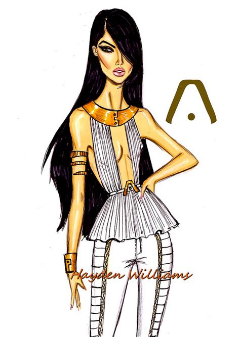 Hayden Williams Fashion Illustrations Aaliyah 11th Anniversary By