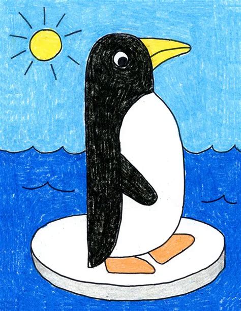 How To Draw A Penguin Step By Step