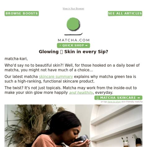 Report New Skin Benefits 🏻🏼🏽🏾🏿 Matcha Kari