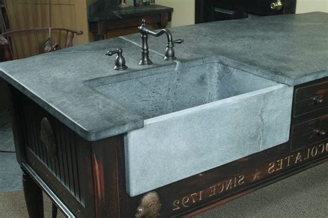 Custom Soapstone Carved Kitchen Sink Victoria Elizabeth Barnes