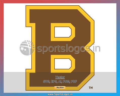 Boston Bruins Hockey Sports Vector Svg Logo In 5 Formats Spln000442