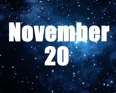November 20 Birthday Horoscope Zodiac Sign For November 20th