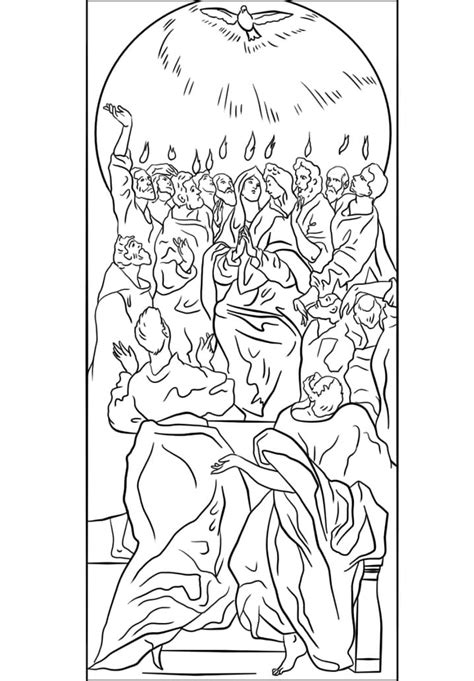 At Pentecost Coloring Page Free Printable Coloring Pages For Kids