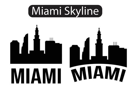 Miami Silhouette Vector Art Icons And Graphics For Free Download
