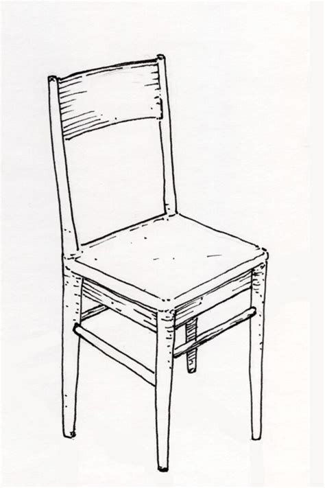 Comment Dessiner Une Chaise En 3d - Le blogue des 100 dessins: Une chaise