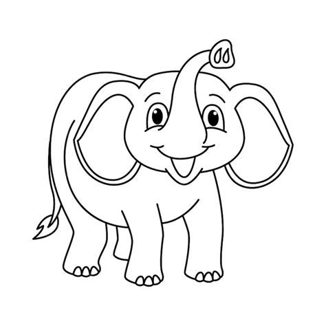 Premium Vector Funny Elephant Cartoon Characters Vector Illustration