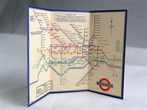1933 London Underground Pocket Map 2nd Design Hc Beck Iconic