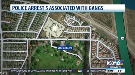 Santa Maria Police Arrest 5 People Associated With Gangs Youtube