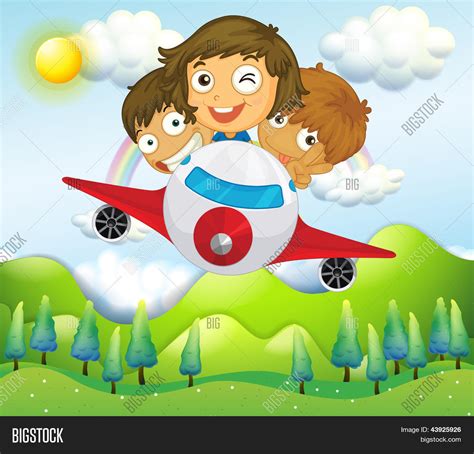 Illustration Airplane Image And Photo Free Trial Bigstock