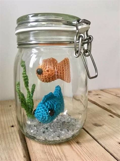 Incredible And Inspiring Aquarium Ideas Made With Crochet Fish