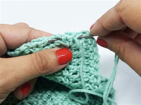 How do you sew knitted panels together? How to seam crochet pieces together with a tapestry needle ...