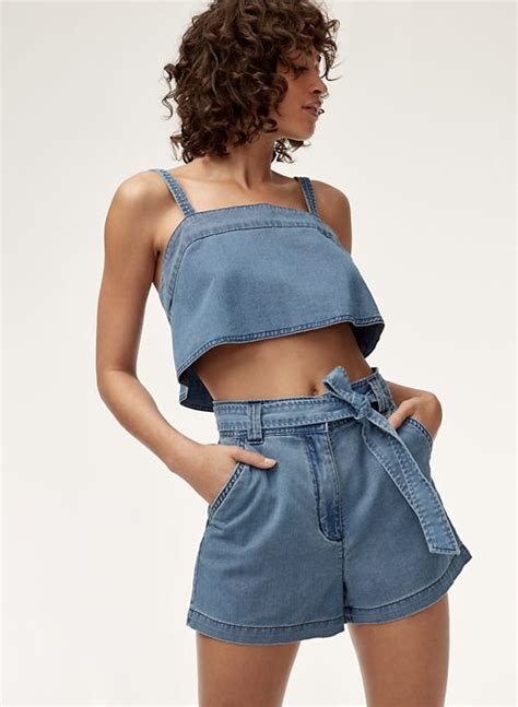 Denim And Jean Shorts For Women Aritzia Ca