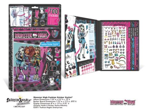 Monster High Sticker Stylist Famh01600 Design The Monster High