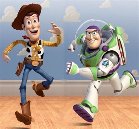 Woody And Buzz From Toy Story Disney Art Toy Story Cartoon
