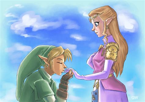 Artstation Princess Zelda And Link Couple