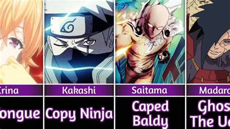 Best Nicknames Of Anime Characters Part 33 Youtube