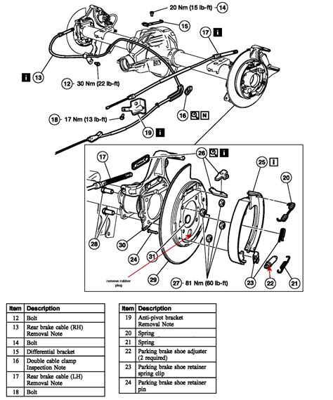 Ford F Rear Brakes Diagram