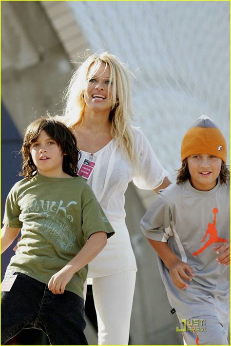 Pamela Anderson Sons In Sydney Photo 1380831 Photos Just Jared Entertainment News