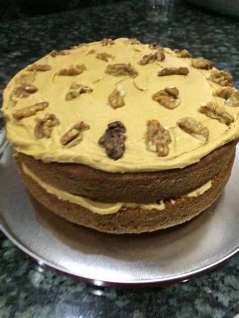 Fairtrade Coffee and Walnut Sponge Cake - Good Taste