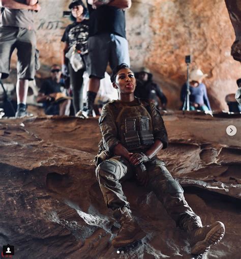 The monster hunter movie tells the story of two heroes who come from different worlds to defeat a shared danger, the powerful, deadly and magnificent monsters that inhabit the land. Behind-The-Scenes Pics Of Meagan Good, T.I., and Milla ...