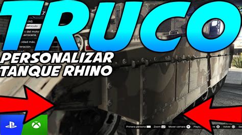 COMO TUNEAR CUALQUIER VEHICULO EN GTA 5 ONLINE TANQUE RHINO PS5 XBOX PC