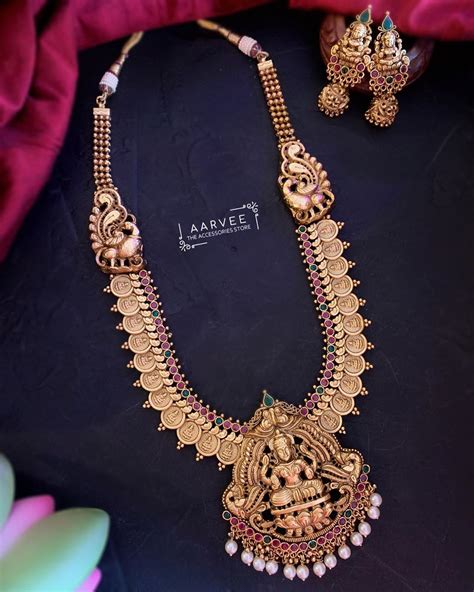 don t miss these latest lakshmi temple jewellery designs south india jewels